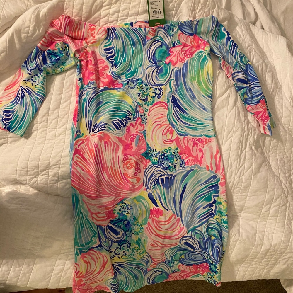 Brand new Lilly Pulitzer off the shoulder dress
